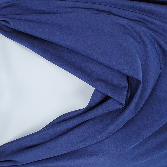 R&M Richards Blue Ruffle Dress with Shoulder Details Size 22W - Picture 8 of 14